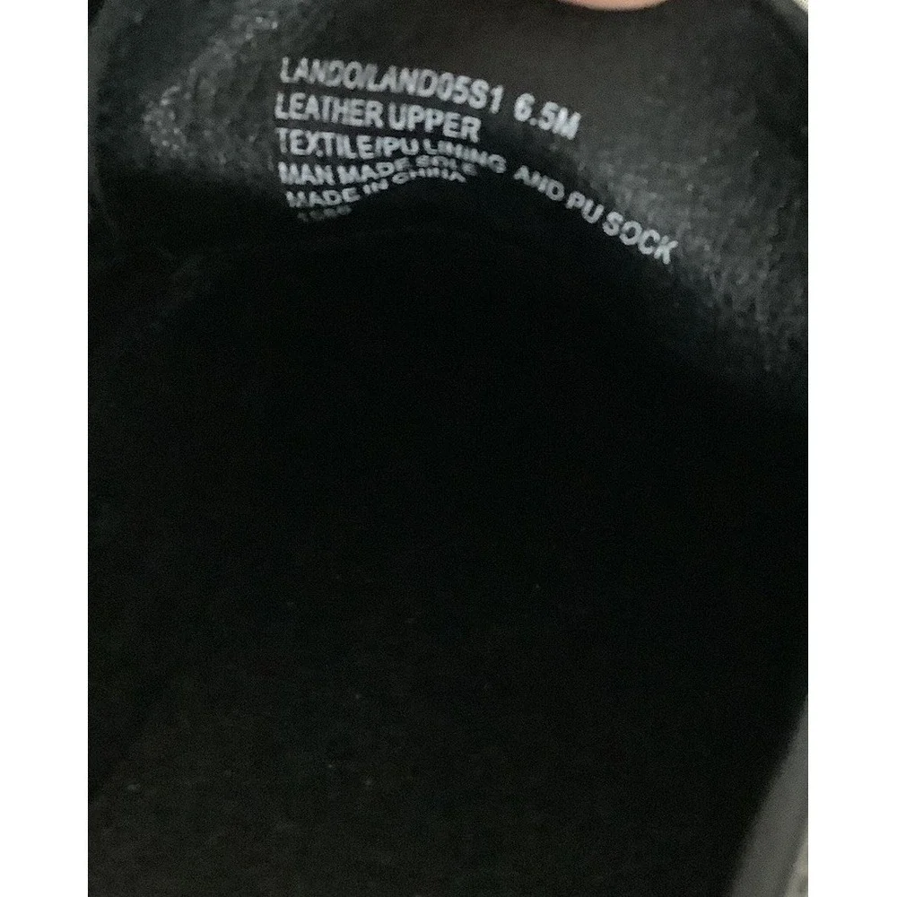 Steve Madden Lando Mens 6.5 M Black Patent Leather Chunky Lug Horsebit Loafers